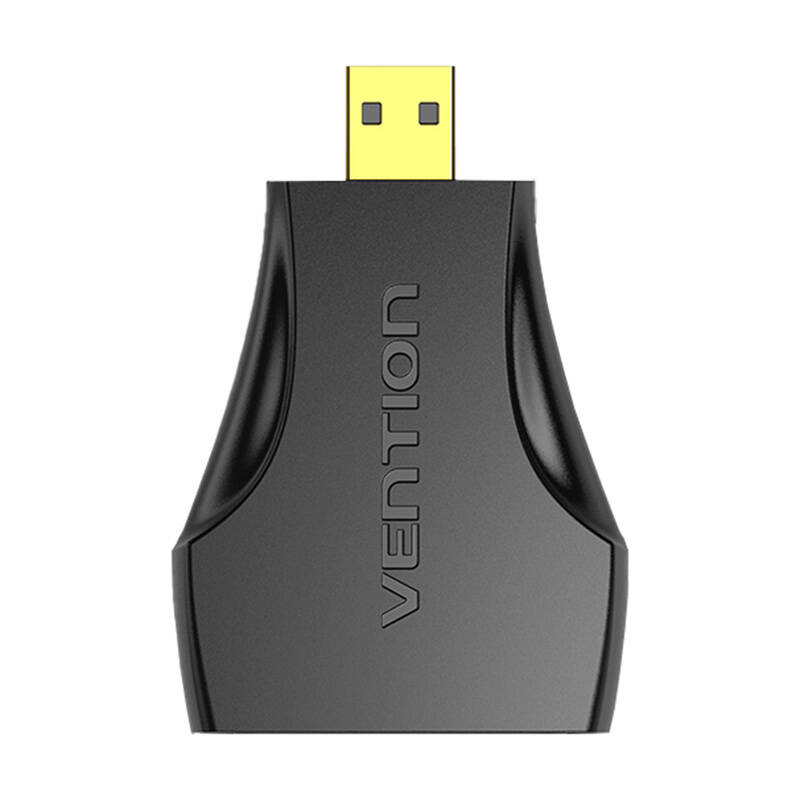 Female HDMI to Male Micro HDMI Adapter Vention AITB0 (Black)