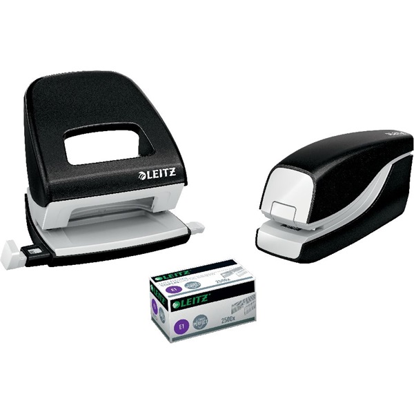 Leitz "Wow" elektromos tűzőgép fekete  (E55661095 / 55660095)