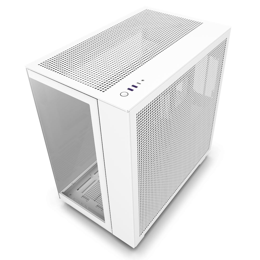 NZXT CM-H91FW-01 H9 Flow táp nélküli ablakos ház matt fehér NZXT CM-H91FW-01 H9 Flow táp nélküli ablakos ház matt fehér
