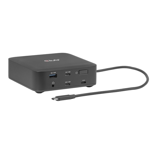 Club 3D CSV-2542  USB-C to 2x Displayport 8K60Hz + 2x HDMI™ 4K60Hz PD3.0 100Watt Ethernet 2.5G  Notebook Dokkoló