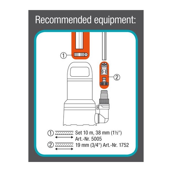 Gardena 9000 tiszta vízhez merülőszivattyú