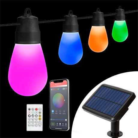 Garden of Eden 11746Bluetooth Smart szolár fényfűzér 