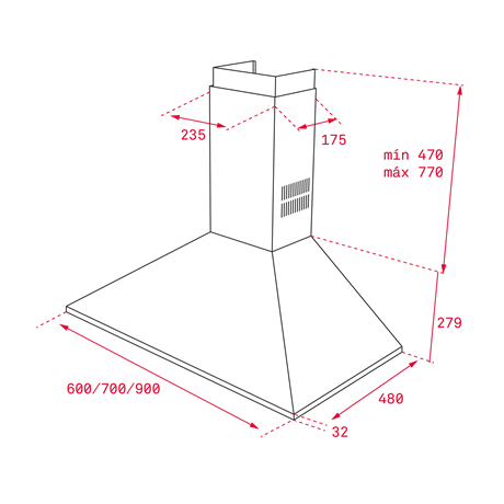 Teka DBB 60 FEKETE PÁRAELSZÍVÓ