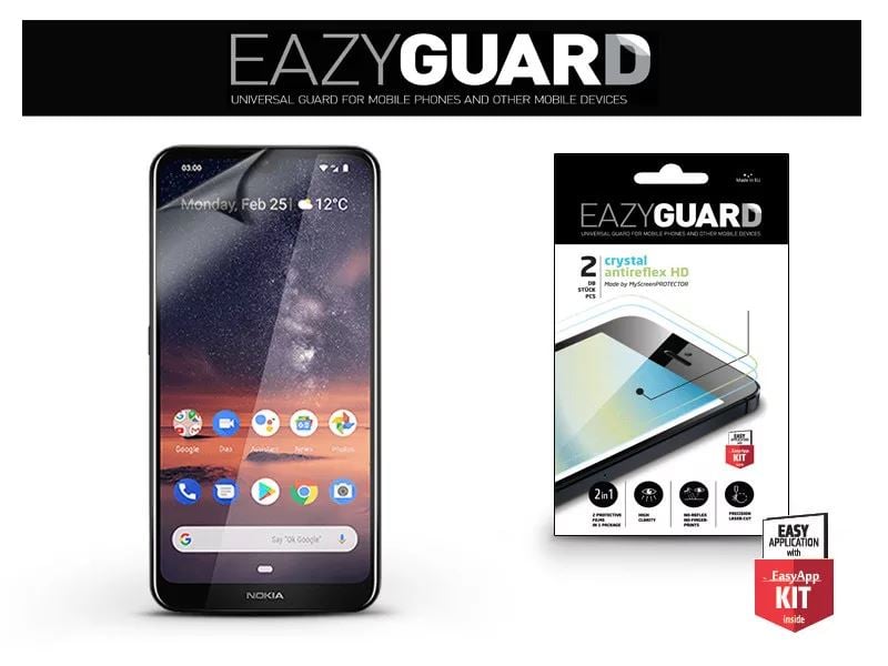 EazyGuard Crystal/Antireflex HD Nokia 3.2 képernyővédő fólia 2db (LA-1495)