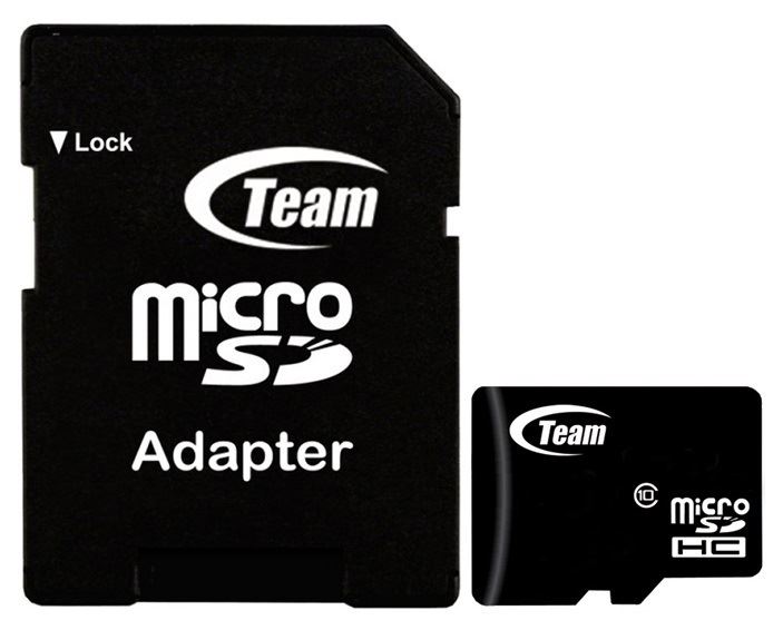 8GB microSDHC TeamGroup CL10 + adapter (TUSDH8GCL1003)