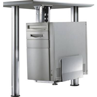 Asztal alá szerelhető számítógépház tartó, max. 30 kg, NewStar CPU D200SILVER