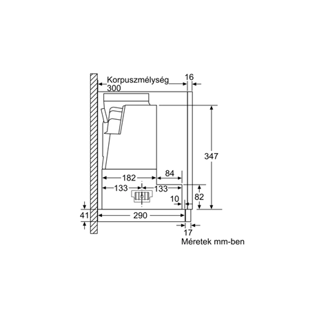 Bosch DFS067A51 PÁRAELSZÍVÓ BEÉPÍTHETŐ