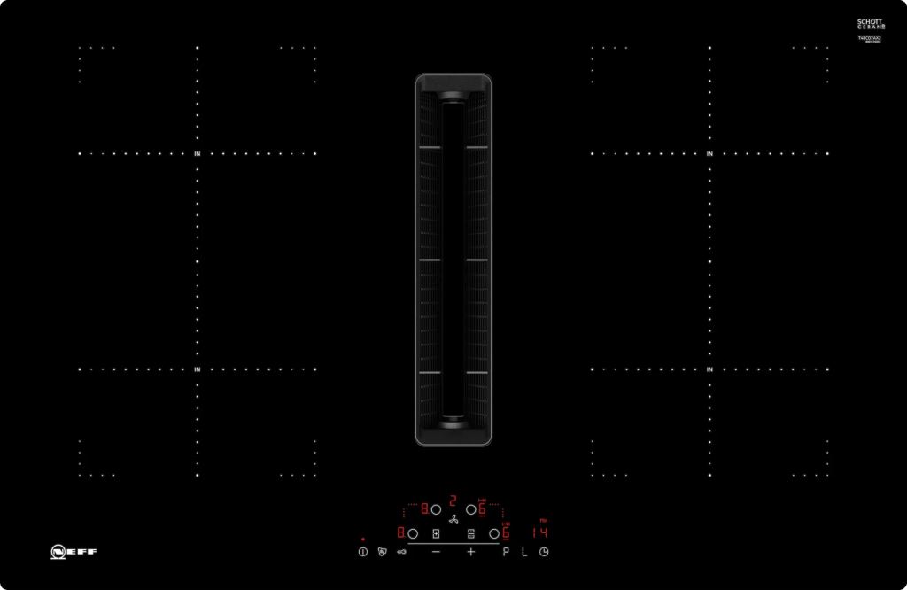 Neff T48CD7AX2 indukciós főzőlap beépített elszívóval