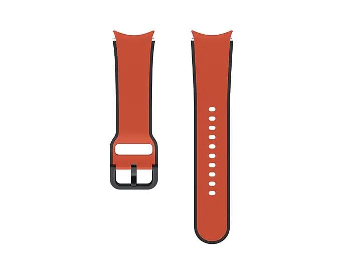 Samsung Galaxy Watch4/Watch5 kéttónusú sportszíj (20mm, S/M) piros (ET-STR90SREGEU)