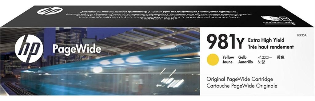 HP 981Y extra nagy kapacitású PageWide patron sárga (L0R15A)