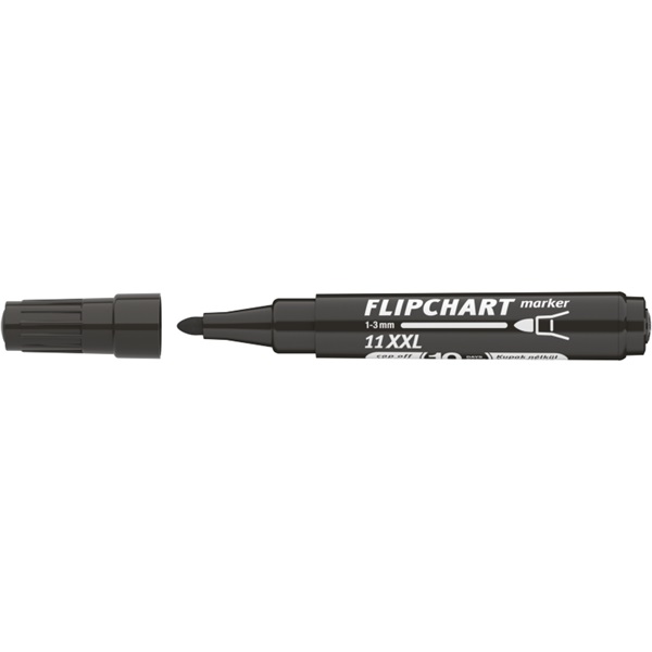 ICO Artip 11 XXL fekete flipchart marker