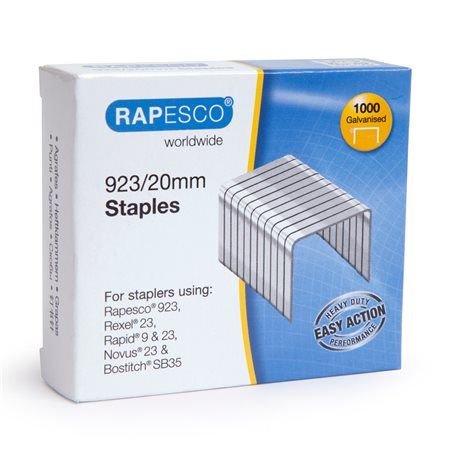 Rapesco 923/20 erős tűzőkapocs (IRS1241 / 1241) Rapesco 923/20 erős tűzőkapocs (IRS1241 / 1241)