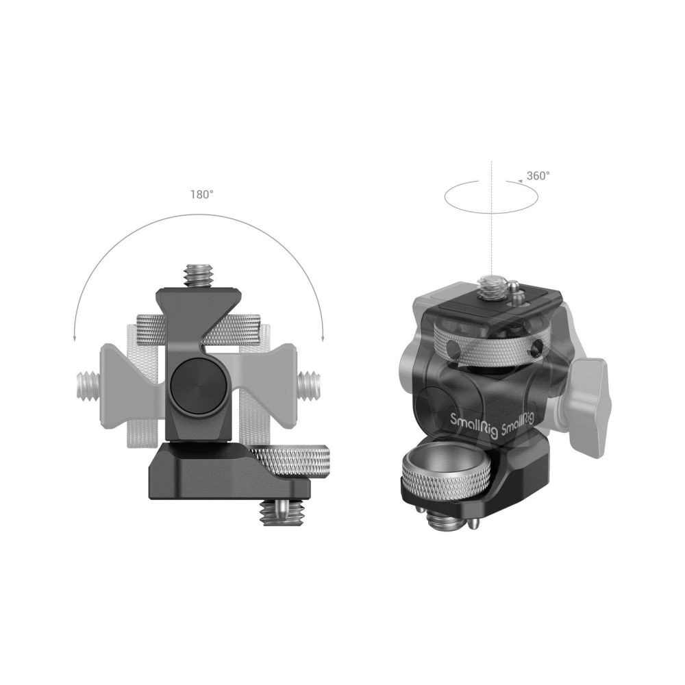 SMALLRIG Swivel and Tilt Adjustable Monitor Mount with ARRI-Style Screw mount  