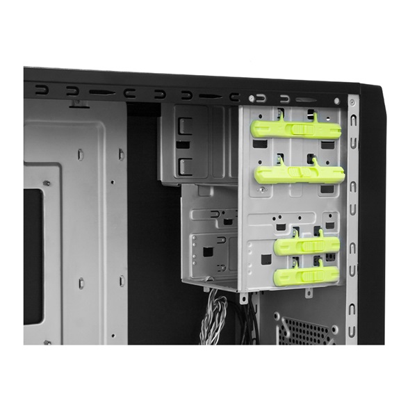 CHIEFTEC Elox LG-01B-OP ATX Tápegység nélkül  Ház Fekete