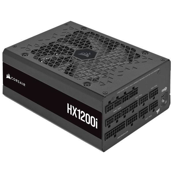 CORSAIR  Moduláris HX1200i 1200W ATX 3.0, PCIe 5.0 14cm 80+ Platinum Tápegység