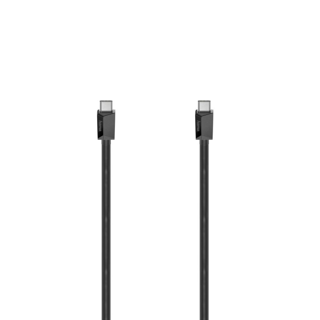 Hama Full-Featured USB-C - USB-C kábel fekete 1m (200656) Hama Full-Featured USB-C - USB-C kábel fekete 1m (200656)