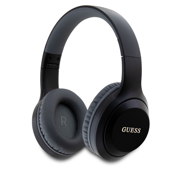 CG MOBILE GUESS CLASSIC SILVER LOGO bluetooth fejhallgató SZTEREO (v5.3, mikrofon, zajszűrő) FEKETE (GUBHV21SFGSK)