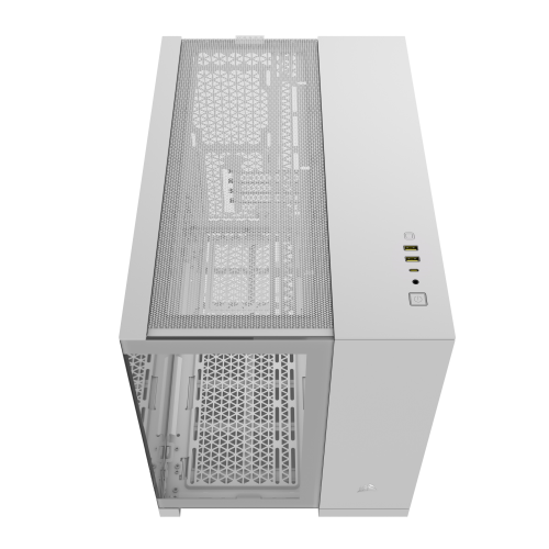 CORSAIR 2500X Tempered Glass mATX Mid-Tower számítógépház Fehér