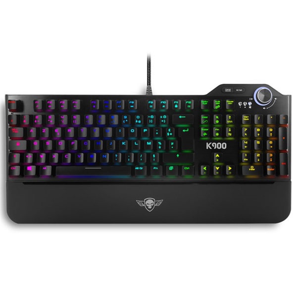 Spirit Of Gamer XPERT K900 Gaming billentyűzet fekete (CLA-XK900-HU)