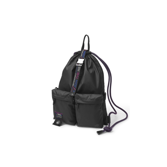 ASUS ROG SLASH Multi-use 6in1 Drawstring  Hátizsák Fekete