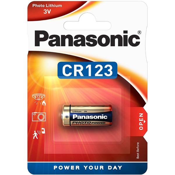 Panasonic 3V CR-123AL-1BP Lítium fotóelem Panasonic 3V CR-123AL-1BP Lítium fotóelem