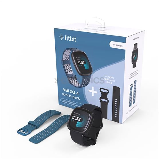 Fitbit versa 4 okosóra Sports Pack (FB523BKBK-EUBNDL)