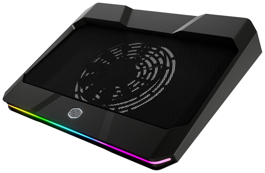 Cooler Master NotePal X150 Spectrum 17" Notebook állvány hűtő funkcióval fekete (MNX-SWXB-10NFA-R1)