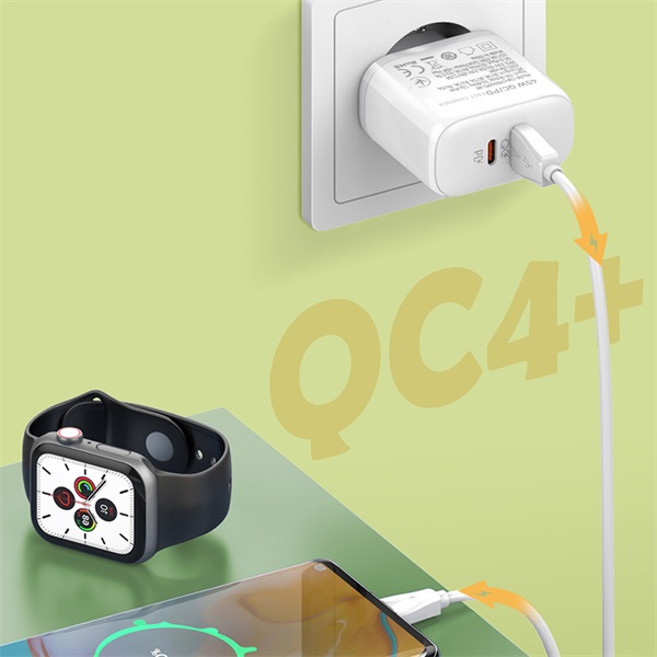 COLORWAY CW-CHS042PD-WT USB töltő adapter Power Delivery Port PPS USB (Type-C PD + USB QC3.0) (45W) Fehér 