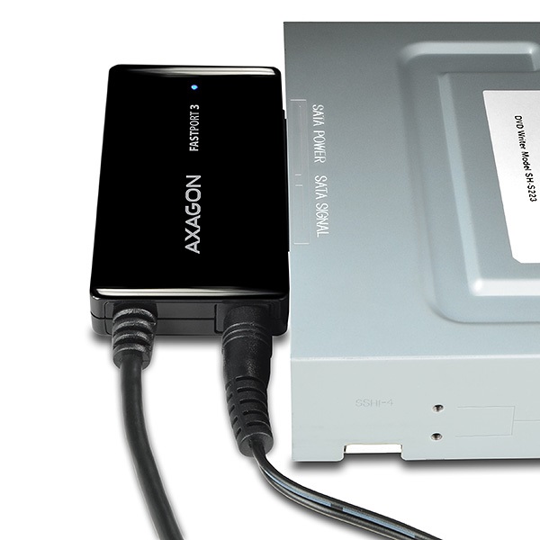 Axagon ADSA-FP3 USB 3.0 - SATA3 2,5" / 3,5" / 5,25" HDD / SSD / ODD adapter Axagon ADSA-FP3 USB 3.0 - SATA3 2,5" / 3,5" / 5,25" HDD / SSD / ODD adapter