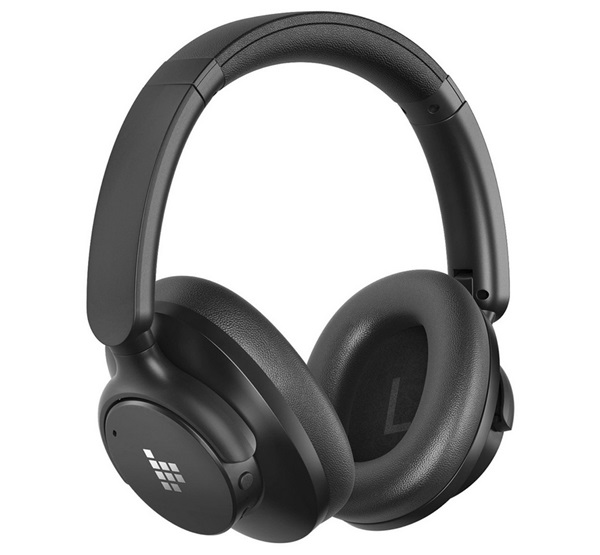 Tronsmart SOUNFII Q20 bluetooth fejhallgató SZTEREO (v5.3, mikrofon, zajszűrő, összehajtható) FEKETE (Q20_B)