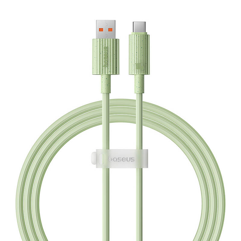 Fast Charging cable Baseus USB to USB-C Habitat Series 1m 100W (green)