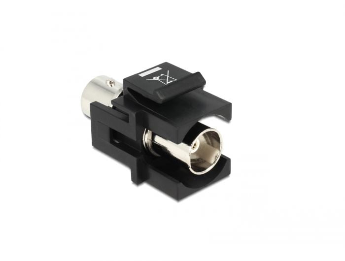 Delock Keystone modul BNC anya > BNC anya fekete (86351) Delock Keystone modul BNC anya > BNC anya fekete (86351)