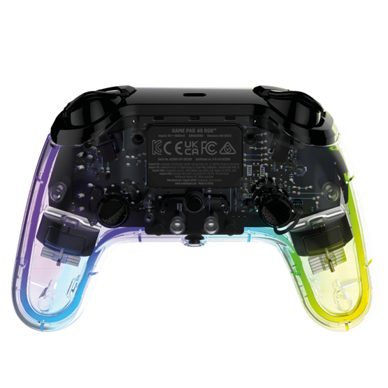 Snakebyte PS4 GamePad RGB 4 Vezeték nélküli kontroller Átlátszó Snakebyte PS4 GamePad RGB 4 Vezeték nélküli kontroller Átlátszó