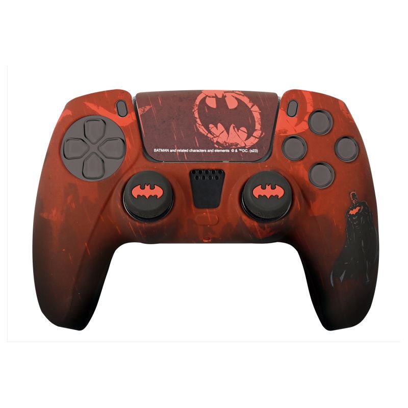 FR-TEC FR-TEC BATPS5CK Batman PS5 kontroller gumiborítás és analóg kupak  