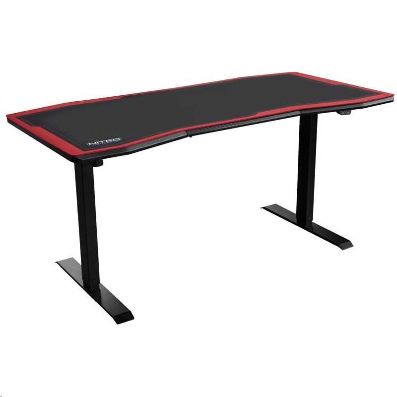 Nitro Concepts D16E elektromosan állítható gaming asztal fekete-piros (NC-GP-DK-007)