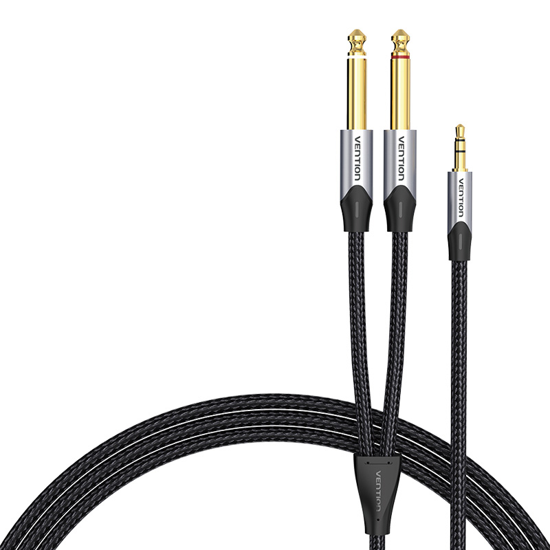 Vention BARHL Audiokábel mini jack 3,5 mm-es jack 6,35 mm-es hím  10m