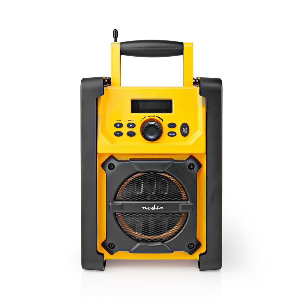 Nedis FM Rádió fekete-sárga (RDFM3100YW) Nedis FM Rádió fekete-sárga (RDFM3100YW)