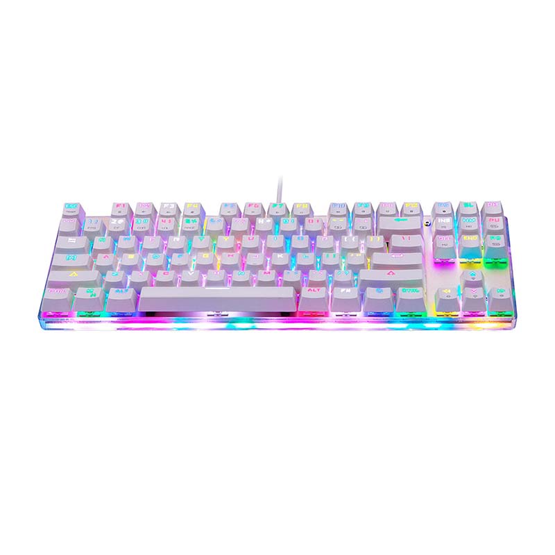 Motospeed K87S Mechanikus játék billentyűzet RGB (fehér)