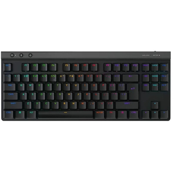 LOGITECH G515 Lightspeed Mechanikus Gaming Vezeték nélküli TKL Billentyűzet  HUN Fekete