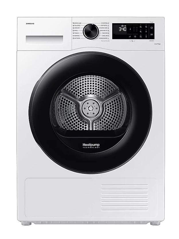Samsung DV90CGC2A0AELE Hőszivattyús szárítógép – 9 Kg, A Energiaosztály, WiFi Samsung DV90CGC2A0AELE Hőszivattyús szárítógép – 9 Kg, A Energiaosztály, WiFi