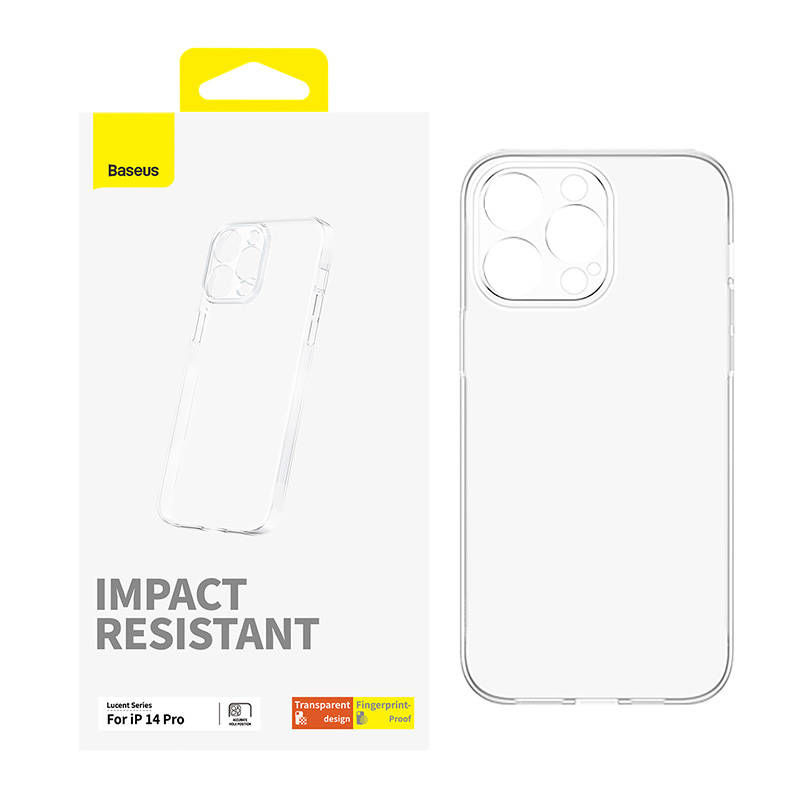 Phone Case for iP 14 PRO Baseus OS-Lucent Series (Clear)