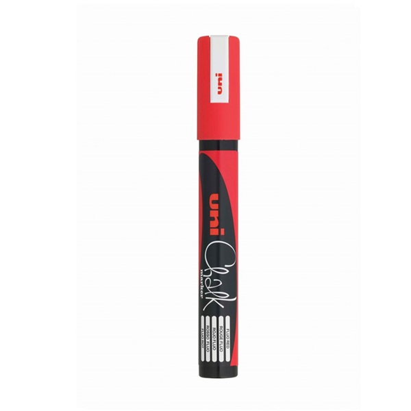 Uni Chalk PWE-5M piros folyékony kréta