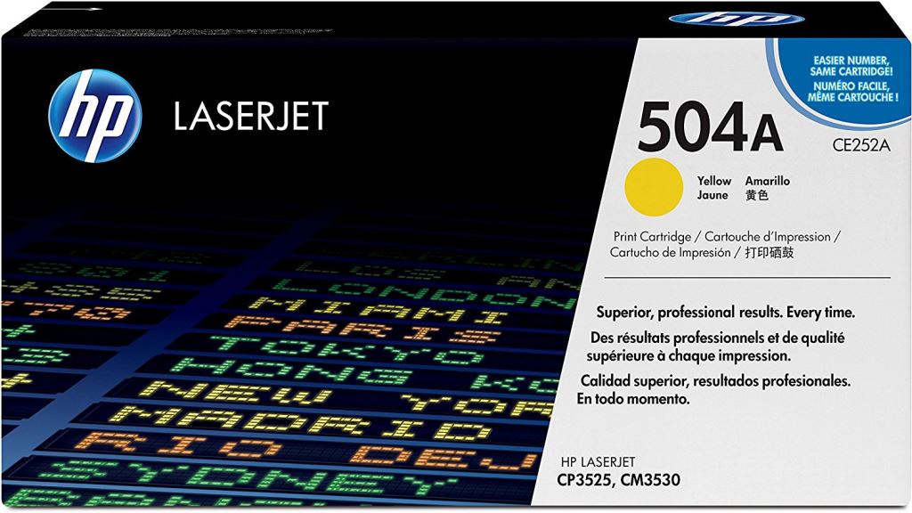 HP CE252A sárga toner (504A)