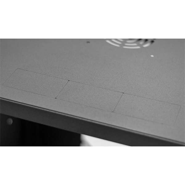 Stalflex 12U fali rack szekrény 19" 450mm fekete (RC19-12U-450GB)