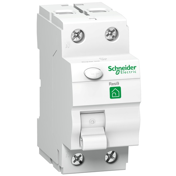 Schneider R9R11225 RESI9 AC osztály, 25A, 30mA 2 pólusú áram-védőkapcsoló Schneider R9R11225 RESI9 AC osztály, 25A, 30mA 2 pólusú áram-védőkapcsoló