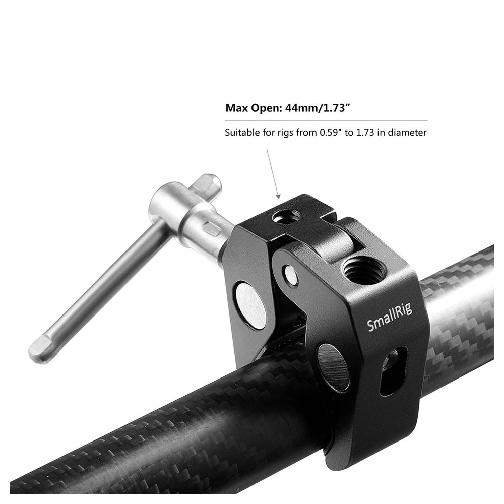 SMALLRIG Super Clamp with 1/4" and 3/8" Thread (2pcs Pack) 2058