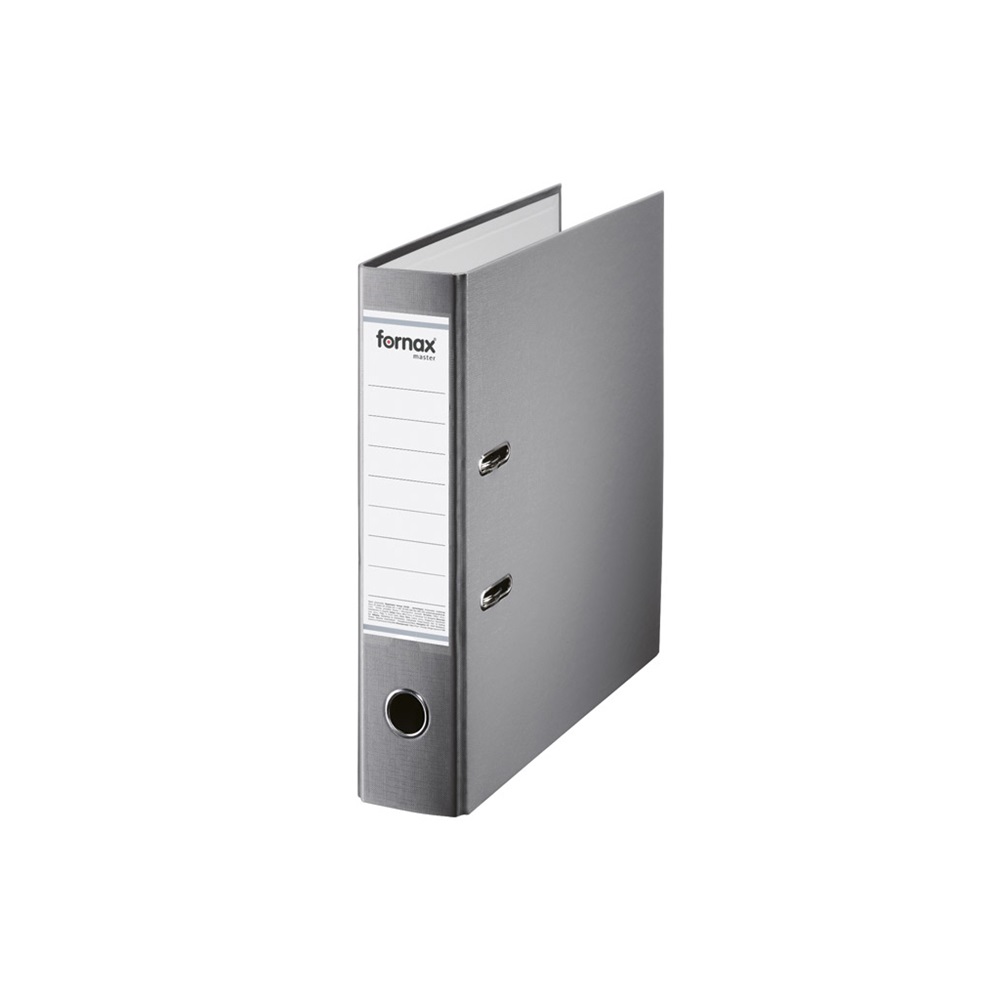 Fornax Master Iratrendező A4, 8cm,  szürke (SA-403308)