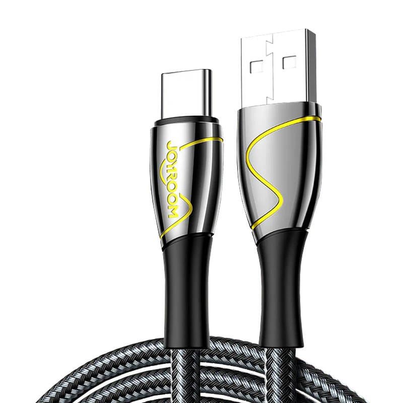 Joyroom USB USB-C kábel 3A 1.2m fekete (S-1230K6 Type-C) Joyroom USB USB-C kábel 3A 1.2m fekete (S-1230K6 Type-C)
