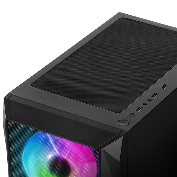 Spirit of Gamer Rogue VII RGB  fekete ablakos ATX Számítógépház  