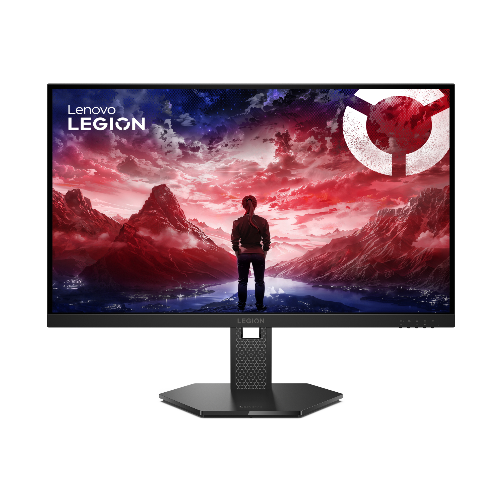 Lenovo Legion 27" 27Q-10 68C6GAC4EU Raven Monitor - 2560x1440, QHD, LED, IPS, 240Hz, 4ms, FreeSync, G-Sync,  Pivot, Fekete